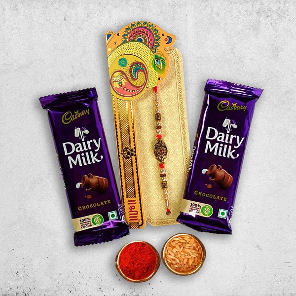 Rakhi with Cadbury Treat - Flowers to Nepal - FTN