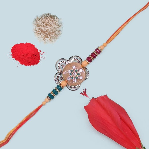 Raksha Bandhan Floral Rakhi Thread - Flowers to Nepal - FTN