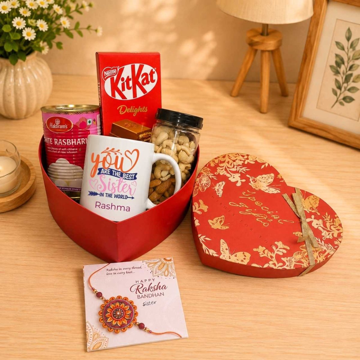 Raksha Bandhan Gift Box for Sister - Flowers to Nepal - FTN