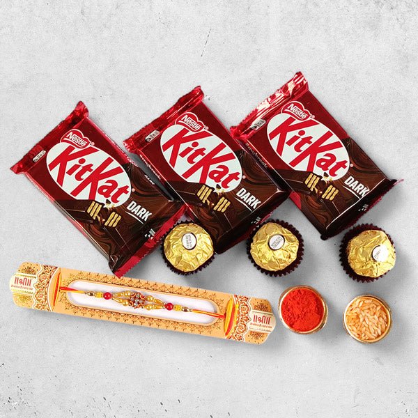 Raksha Bandhan KitKat Delight Treat for Brother - Flowers to Nepal - FTN