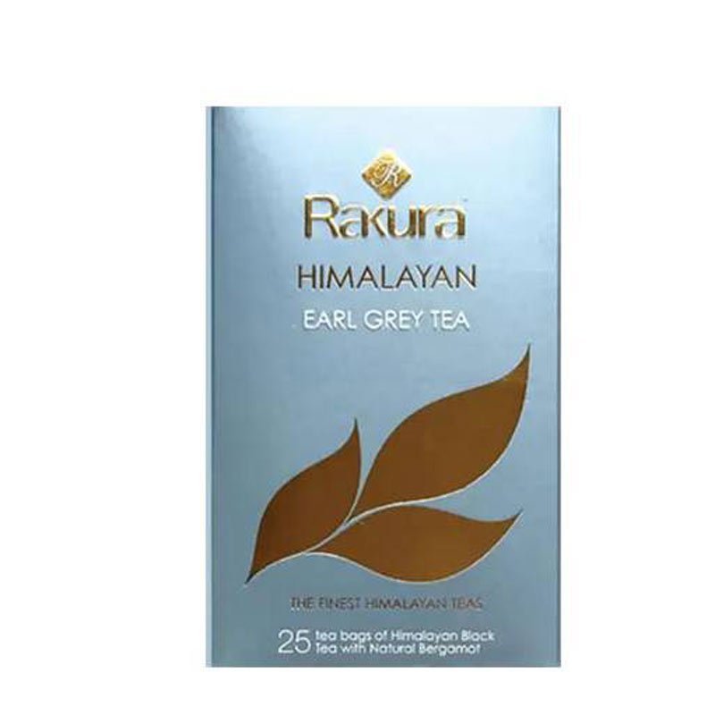 Rakura Himalayan Earl Grey Tea (25 Tea Bags) - Flowers to Nepal - FTN