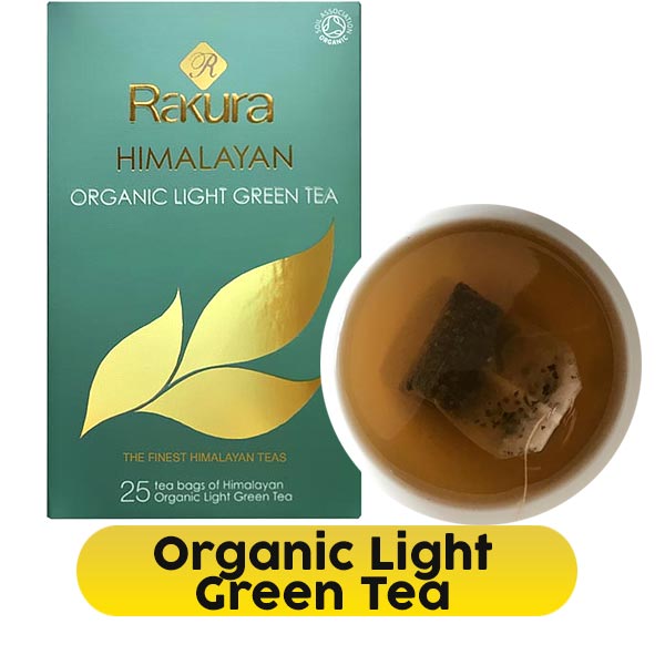 Rakura Himalayan Organic Light Green Tea - Flowers to Nepal - FTN