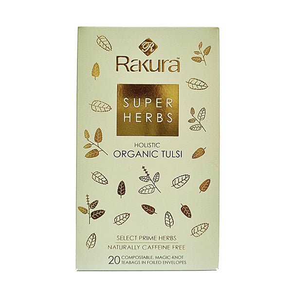 Citrus Rakura Tea Rakura Super Herbs Organic Tulsi Tea (20 Tea Bags) - Flowers to Nepal - FTN