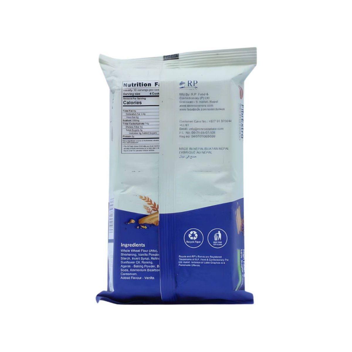 Ramro FibrExtra Atta Cookies 250gm - Flowers to Nepal - FTN