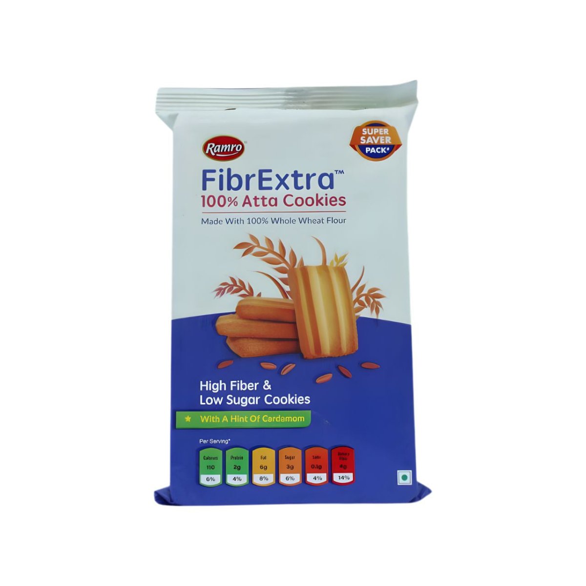 Ramro FibrExtra Atta Cookies 250gm - Flowers to Nepal - FTN