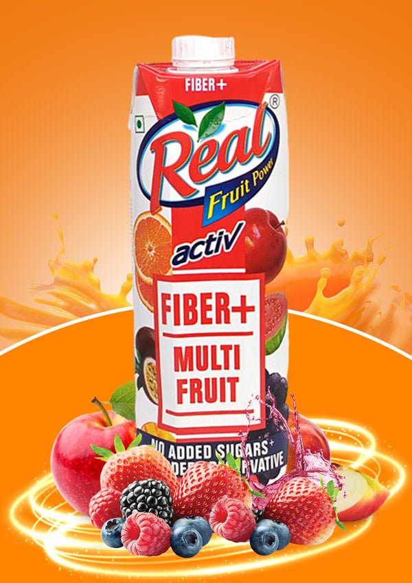 Real Fiber+ Multi Fruit No Sugar Added Juice 1Ltr - Flowers to Nepal - FTN