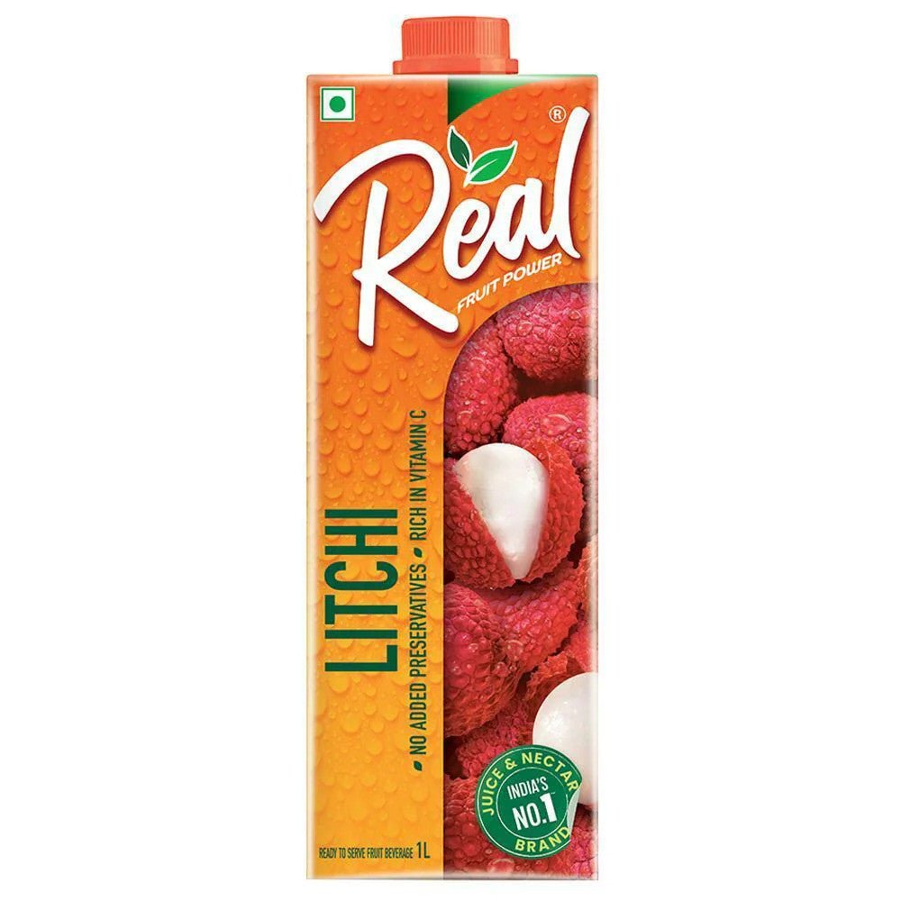 Real Fruit Power Litchi Juice 1L - Flowers to Nepal - FTN