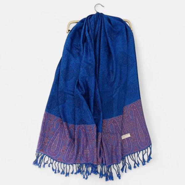 
                  
                    Refined Peacock Design Pashmina Scarf - Flowers to Nepal - FTN
                  
                