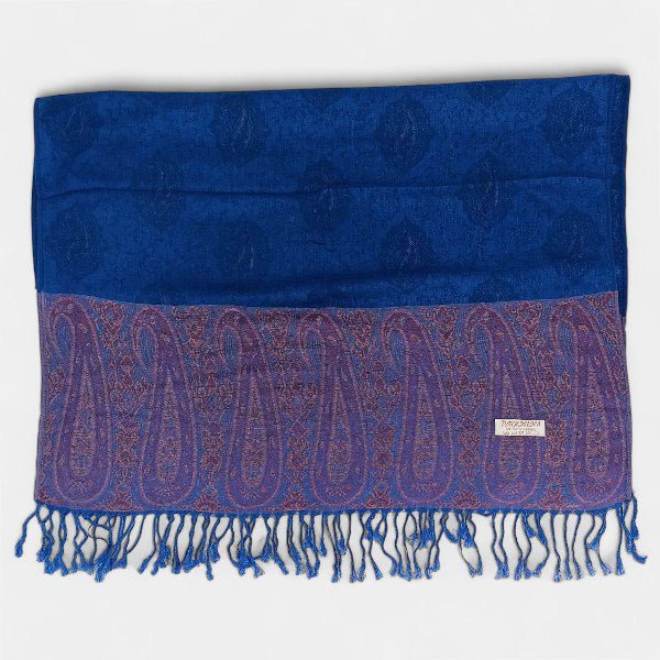 
                  
                    Refined Peacock Design Pashmina Scarf - Flowers to Nepal - FTN
                  
                