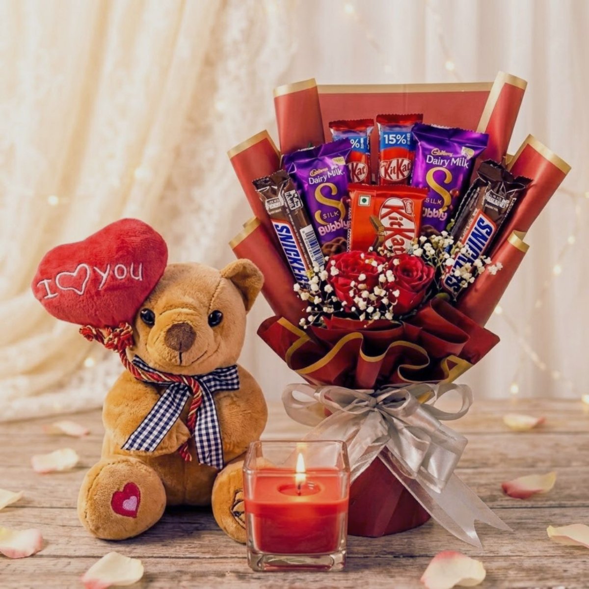 Romantic Love Treats Gift Hamper - Flowers to Nepal - FTN