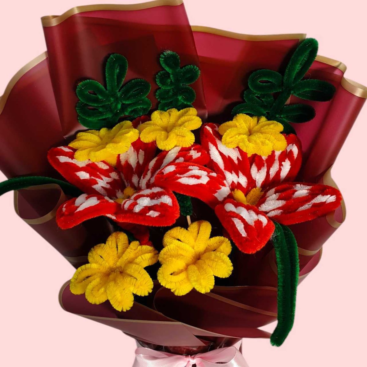 Romantic Red Heart Flower Arrangement - Flowers to Nepal - FTN