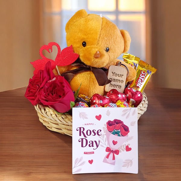 Rose day hamper for your valentine - Flowers to Nepal - FTN