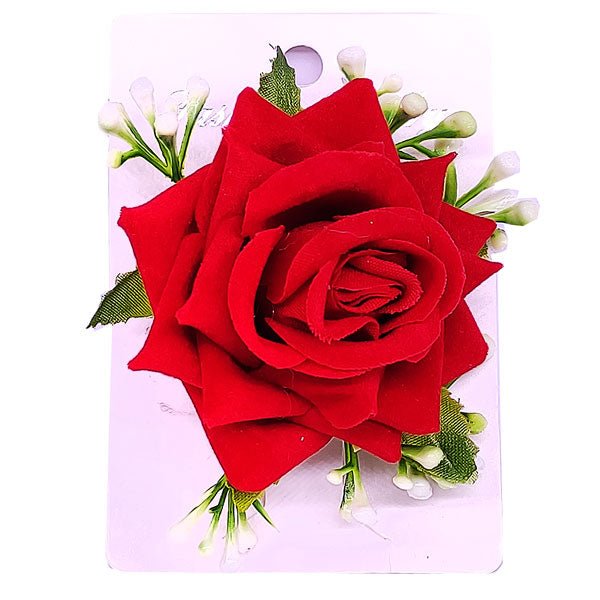 
                  
                    Rose Velvet Hair Clip - Flowers to Nepal - FTN
                  
                