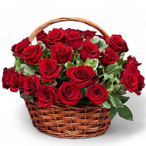 
                  
                    Roses Basket - Flowers to Nepal - FTN
                  
                