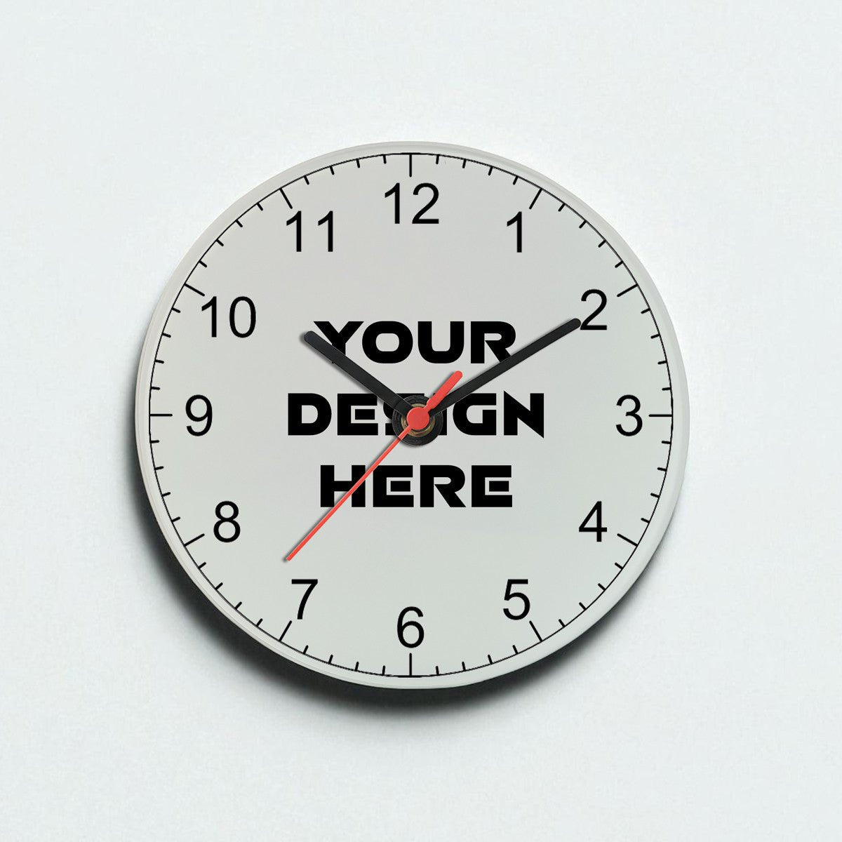 Round Glass Clock with Personalize Photo - Flowers to Nepal - FTN