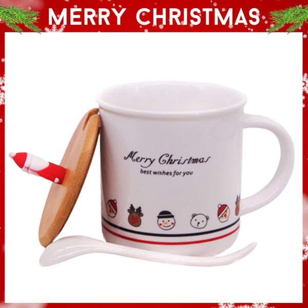 Santa Claus Christmas Ceramic Cup - Flowers to Nepal - FTN