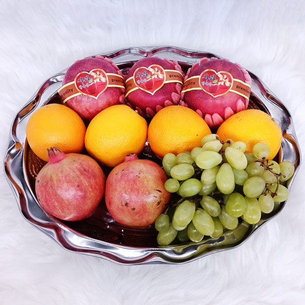 Seasonal Fruit Delight Tray Hamper - Flowers to Nepal - FTN
