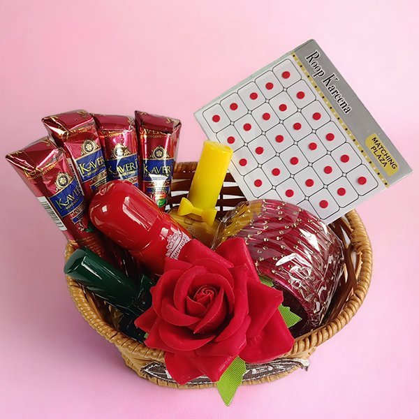 Shrawan Delight Accessories Hamper for Her - Flowers to Nepal - FTN