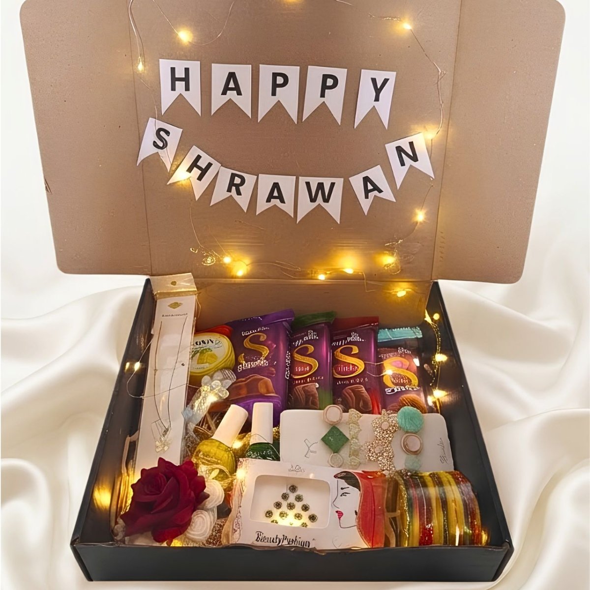 Shrawan Sparkle & Sweetness Box - Flowers to Nepal - FTN