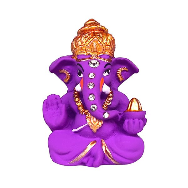 Small Multi - colour Ganesha Statue (Design May Vary) - Flowers to Nepal - FTN