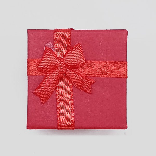 Small Red Jewellery Gift Box - Flowers to Nepal - FTN
