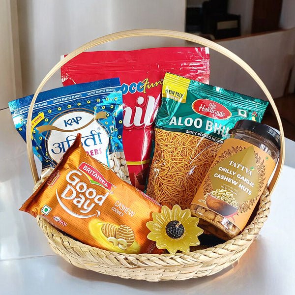 Snacks Basket - Flowers to Nepal - FTN