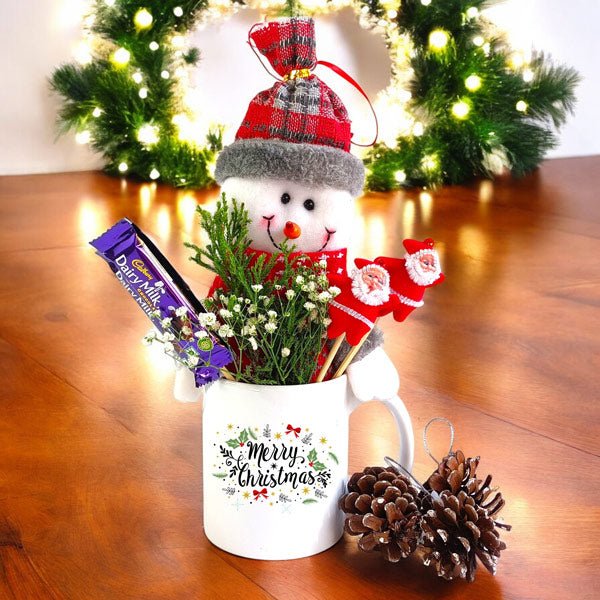 Snowman and Chocolate Delights - Flowers to Nepal - FTN