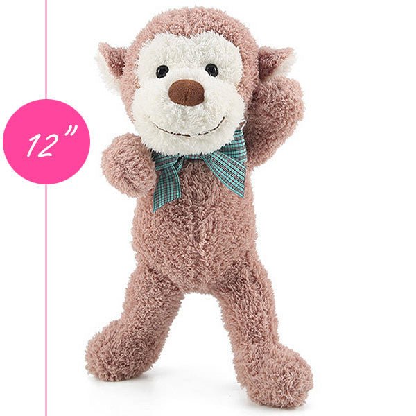 Soft & Cute Baby Monkey Plush Toy - Flowers to Nepal - FTN