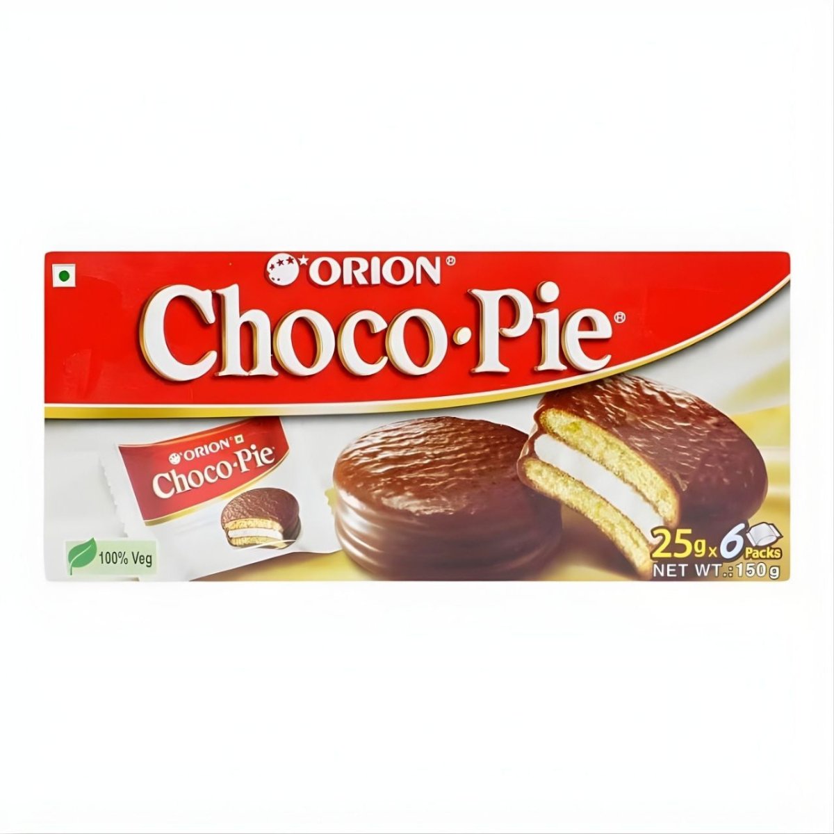 Soft & Sweet Orion Choco Pie 6 Pack – 150g - Flowers to Nepal - FTN