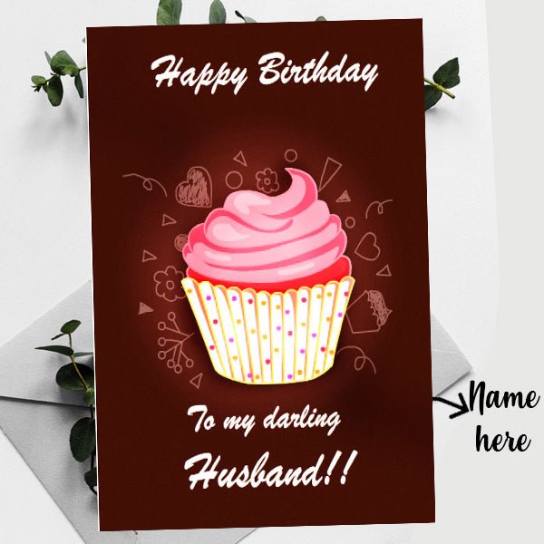 Special Birthday Greeting Card for Your Husband - Flowers to Nepal - FTN