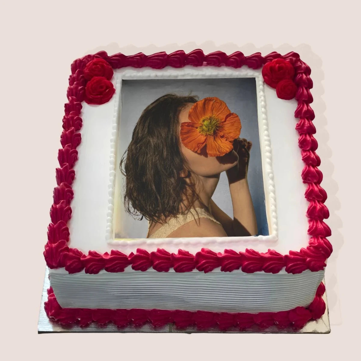 Special Black Forest Memory Cake with Photo – Dharan Only - Flowers to Nepal - FTN