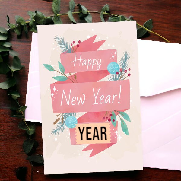 Special New Year Greeting Card for Loved Ones - Flowers to Nepal - FTN