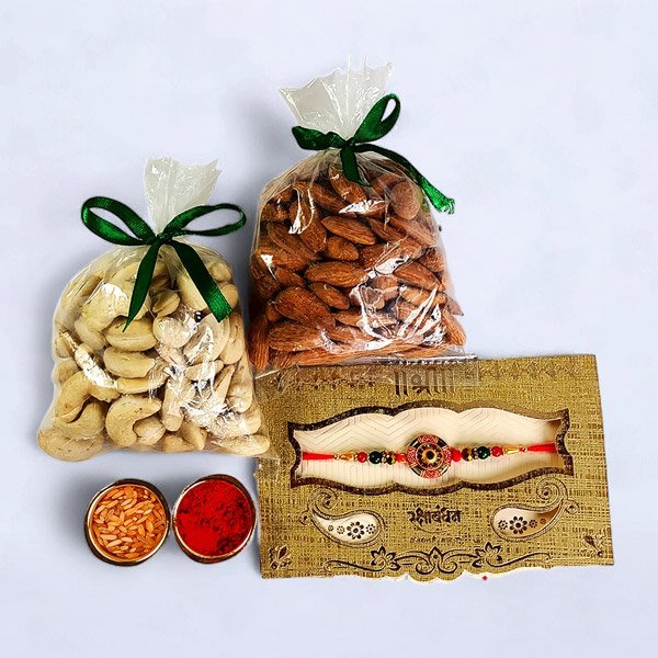 Special Rakhi & Assorted Dry Fruits for Your Brother - Flowers to Nepal - FTN