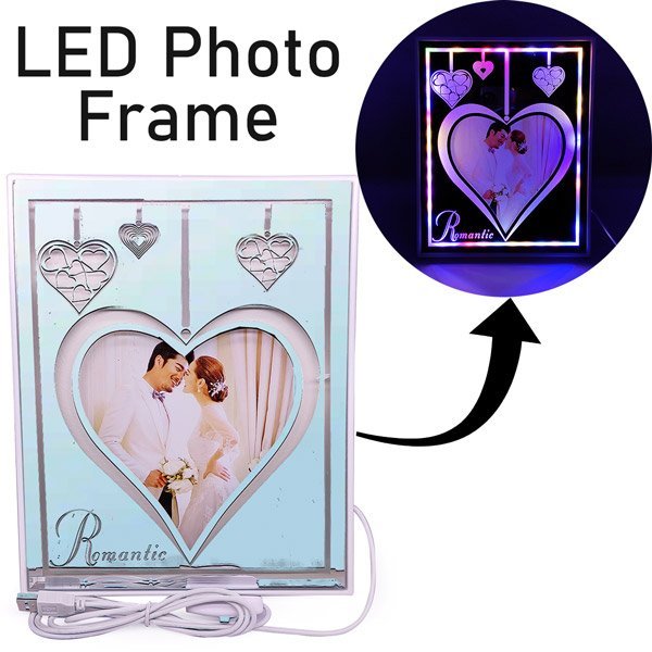 
                  
                    Square - Shaped LED Love Frame for Couples - 13" - Flowers to Nepal - FTN
                  
                