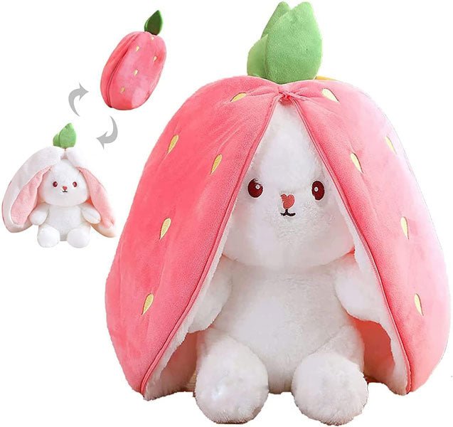 
                  
                    Strawberry Rabbit Cute Plush Toy with Zipper - Flowers to Nepal - FTN
                  
                