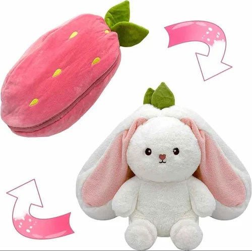 
                  
                    Strawberry Rabbit Cute Plush Toy with Zipper - Flowers to Nepal - FTN
                  
                