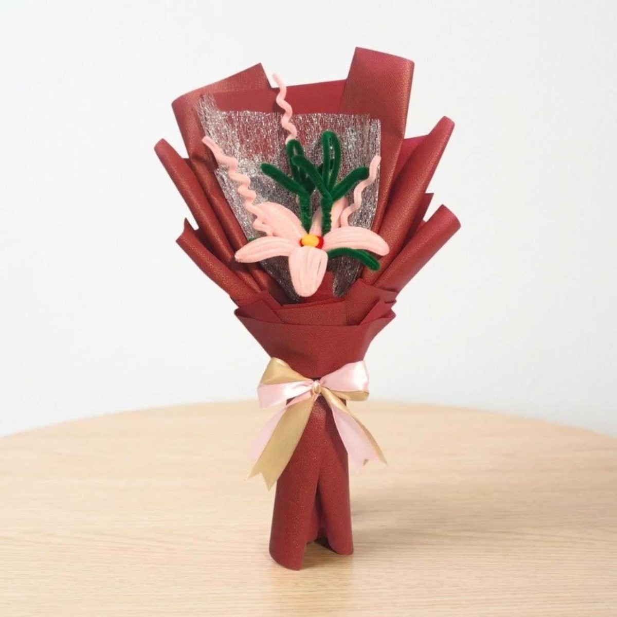 Stylish Lily & Filler Bouquet - Flowers to Nepal - FTN