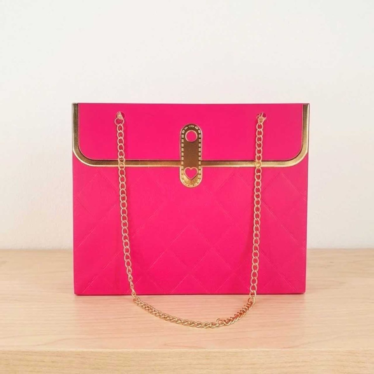 Stylish Paper Gift Bag with Chain - Flowers to Nepal - FTN