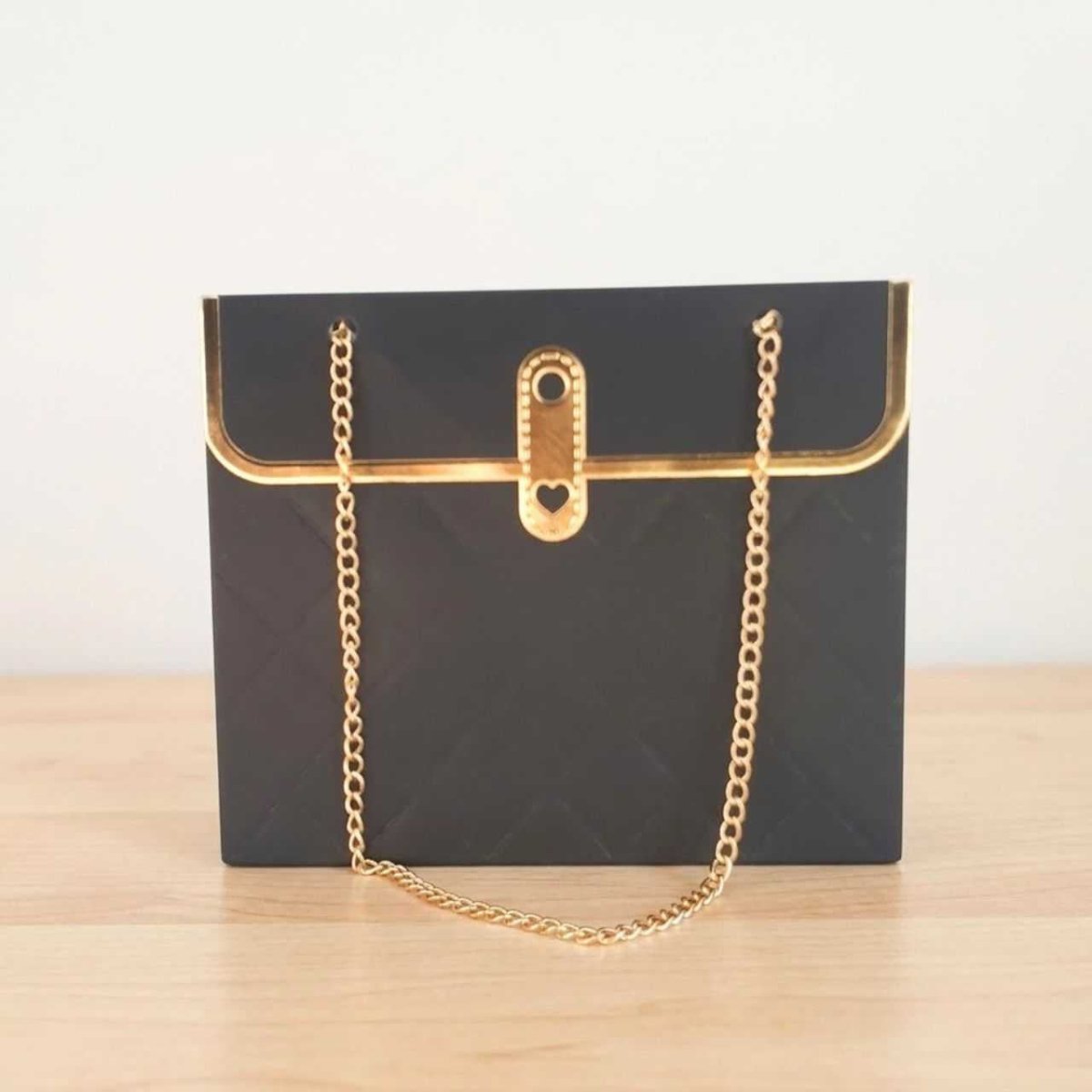 Stylish Paper Gift Bag with Chain - Flowers to Nepal - FTN