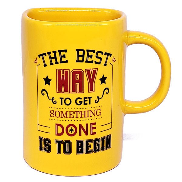 Stylish Yellow Donut Hole Mug - Flowers to Nepal - FTN