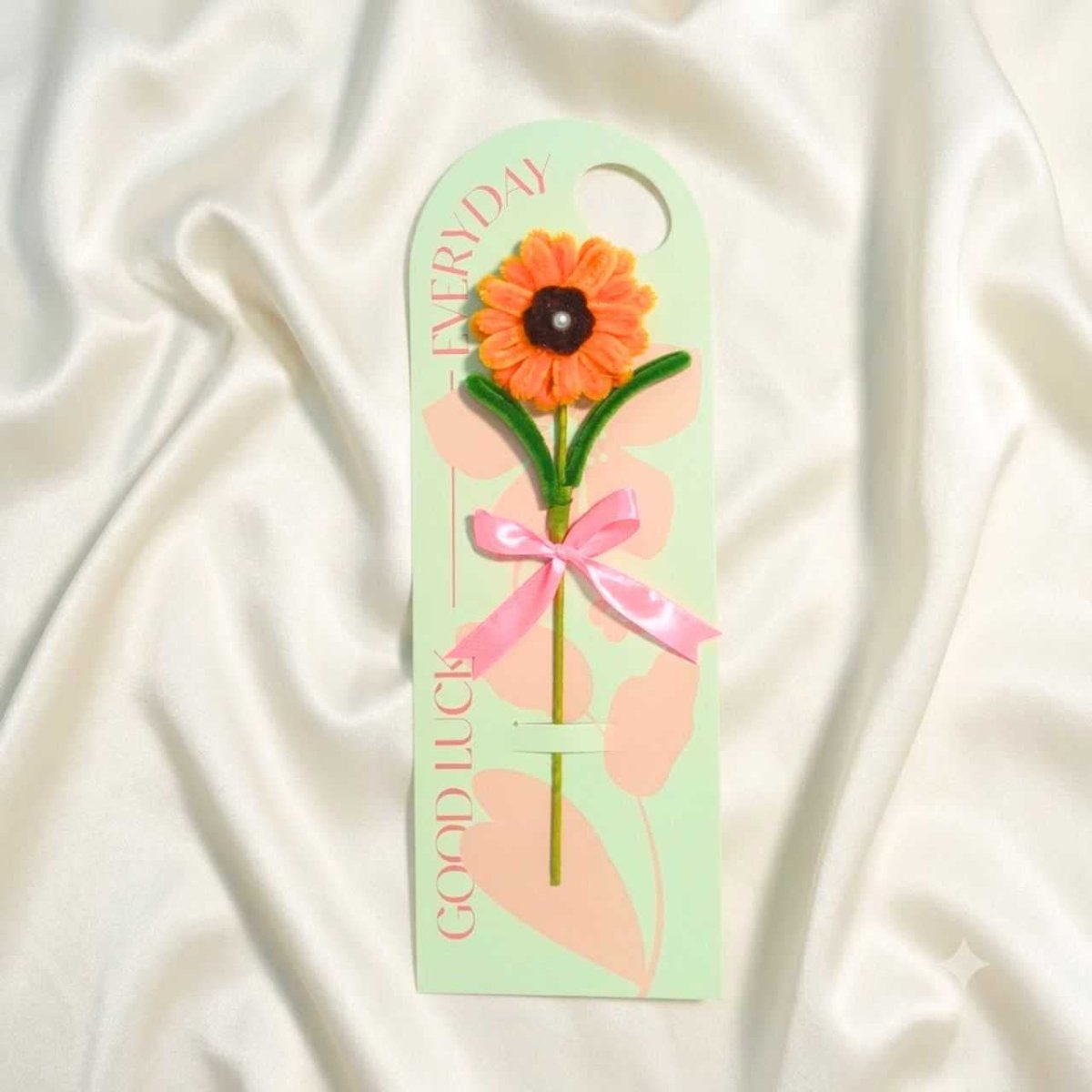 Sunflower Fuzzy Bloom Card Set - Flowers to Nepal - FTN