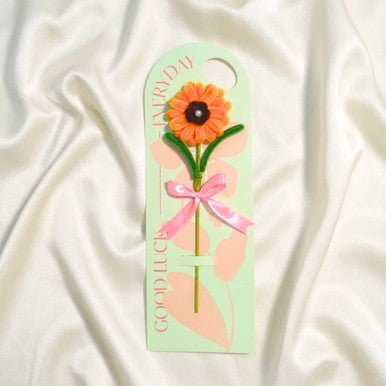 Sunflower Fuzzy Bloom Card Set - Flowers to Nepal - FTN