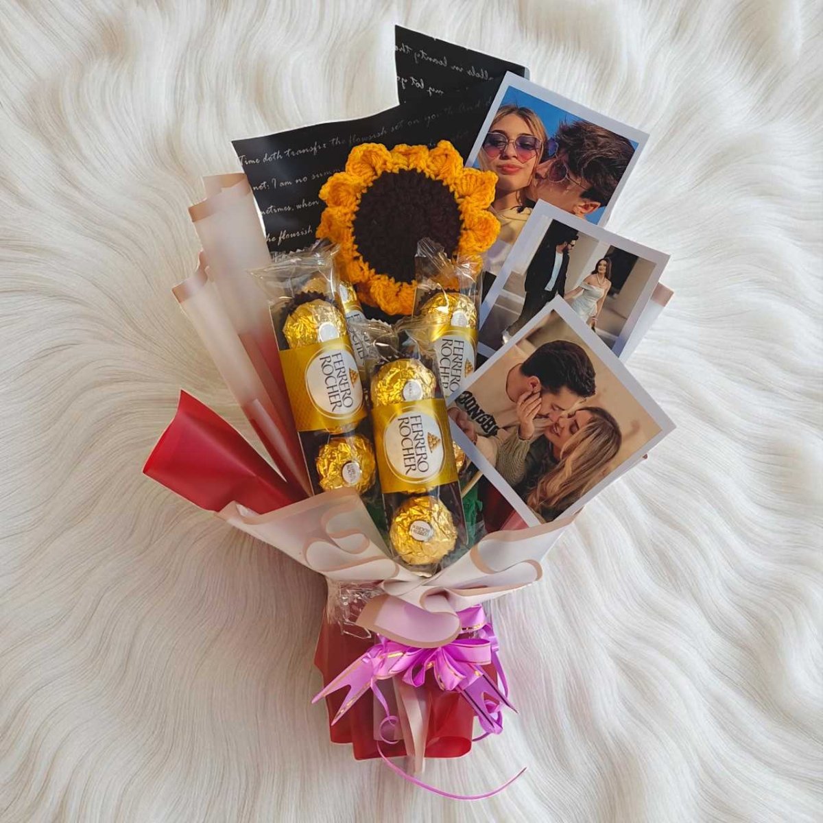 Sunshine Crochet, Custom Photo Bouquet - Flowers to Nepal - FTN