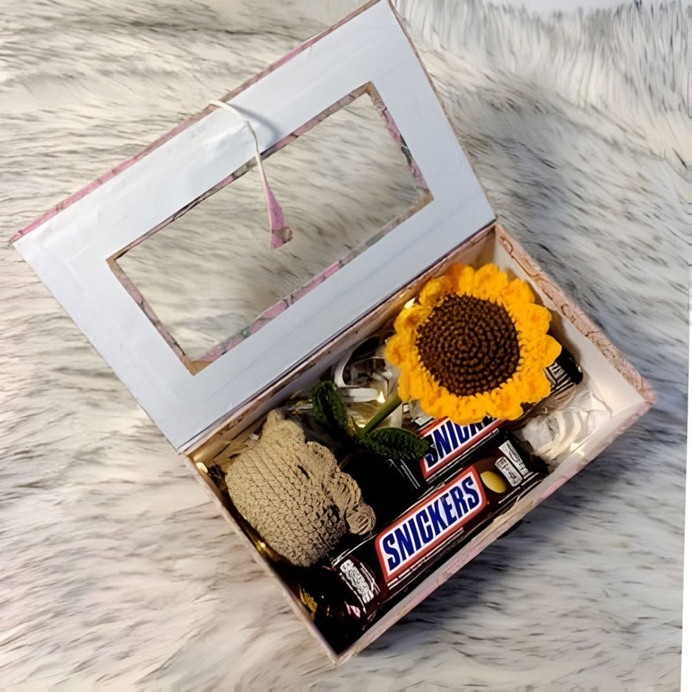 Sunshine Glow & Sweets Gift Box - Flowers to Nepal - FTN