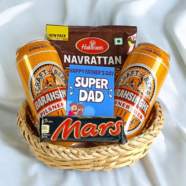 Super Dad's Delightful Beverage Hamper - Flowers to Nepal - FTN