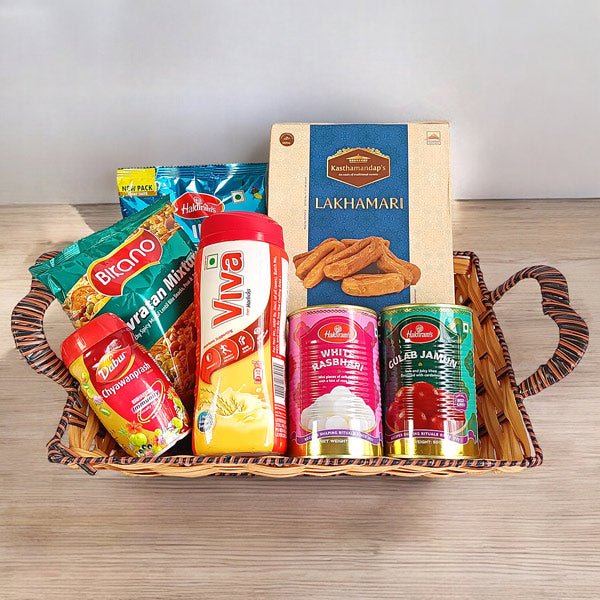 Sweet and Savoury Snack Hamper - Flowers to Nepal - FTN