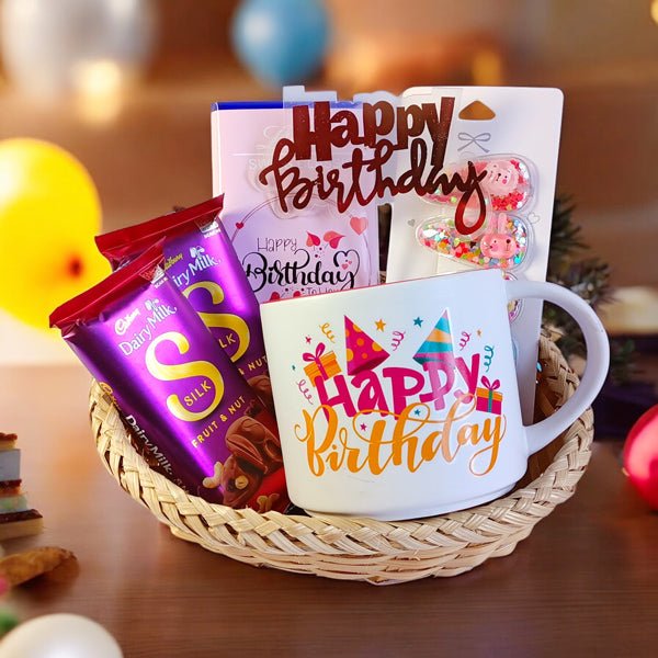 Sweet Birthday Surprise Gift Basket - Flowers to Nepal - FTN