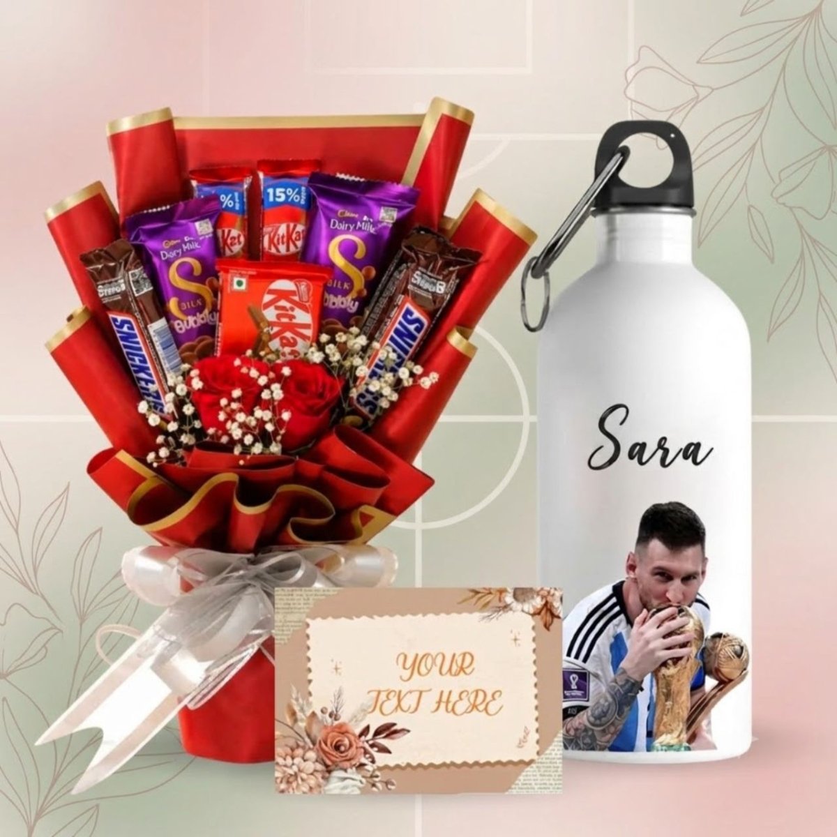Sweet Moments Messi Gift Collection - Flowers to Nepal - FTN