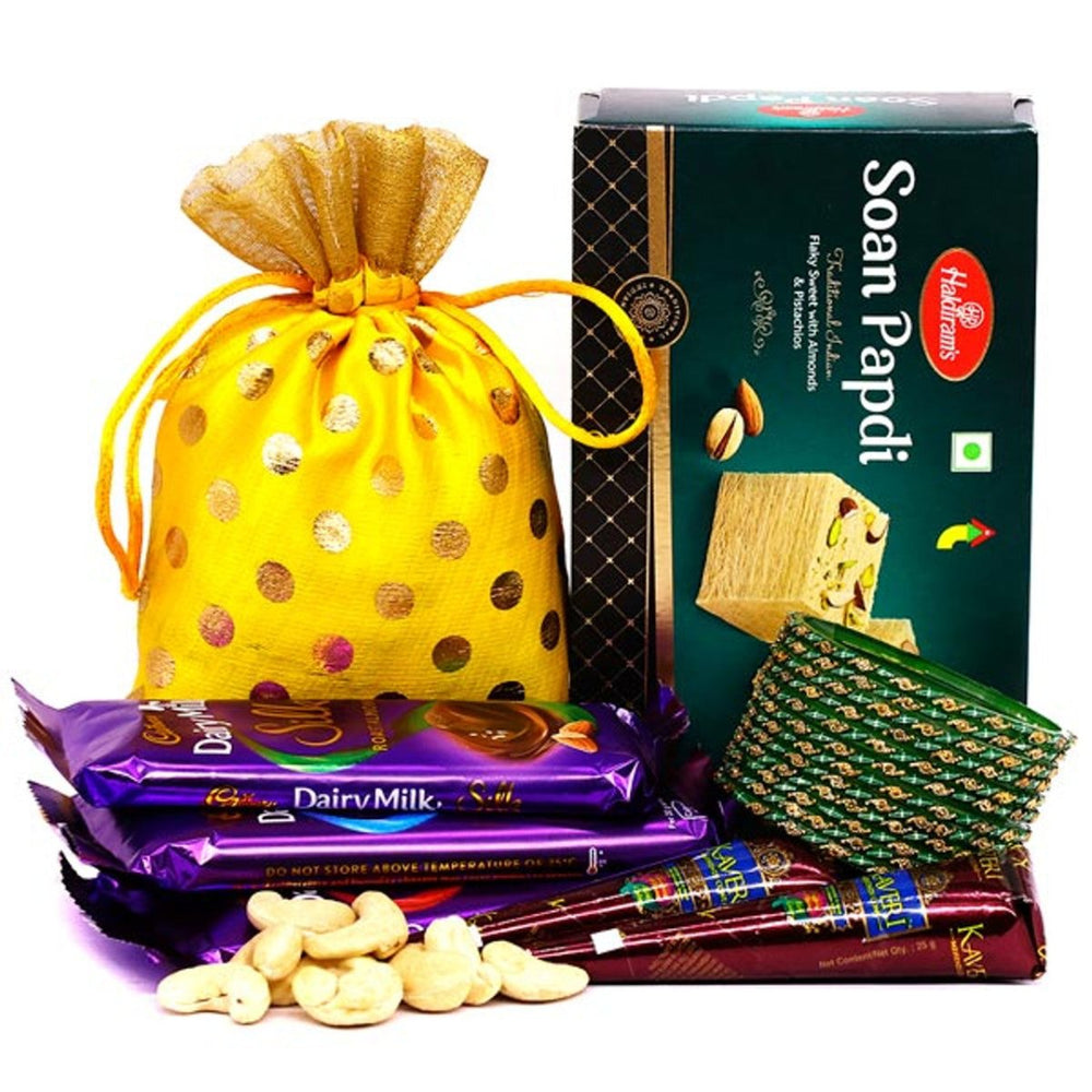 Sweet Shrawan Gift Hamper For Her - Flowers to Nepal - FTN