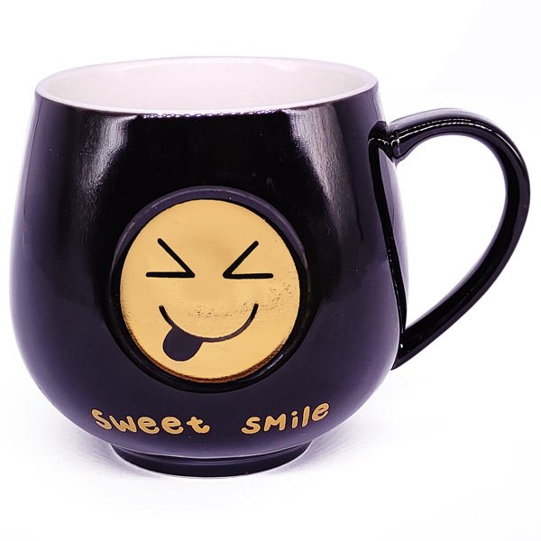 'Sweet Smile' Printed Emoji Ceramic Mug - Flowers to Nepal - FTN